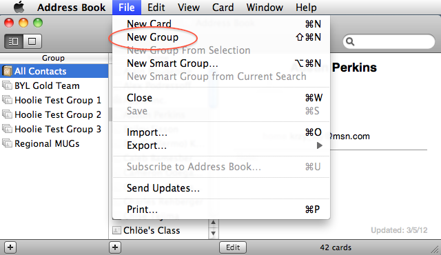 convert excel email list for mail on a mac