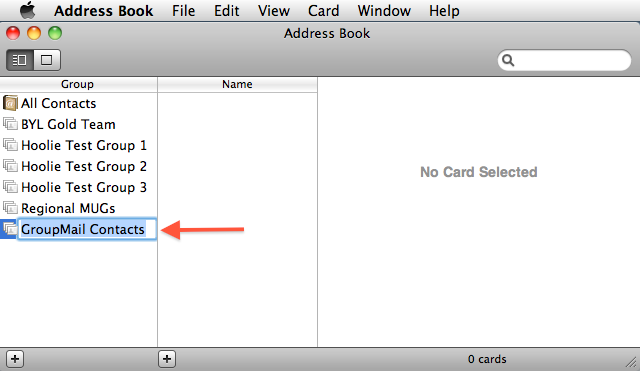 find pictures for business cards address book mac os x