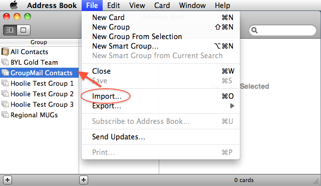 mac address book location