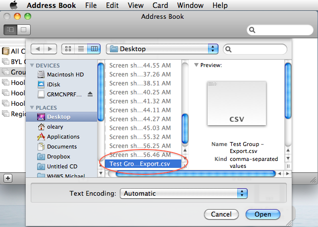 address book for mac download