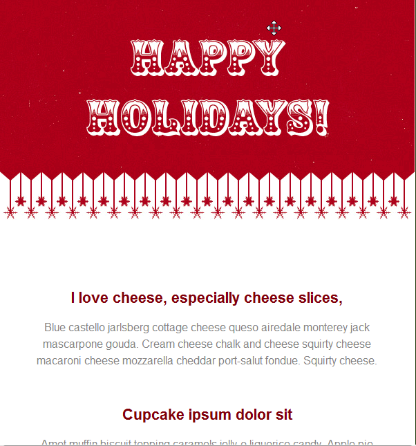 Holiday Email Templates The O Guide